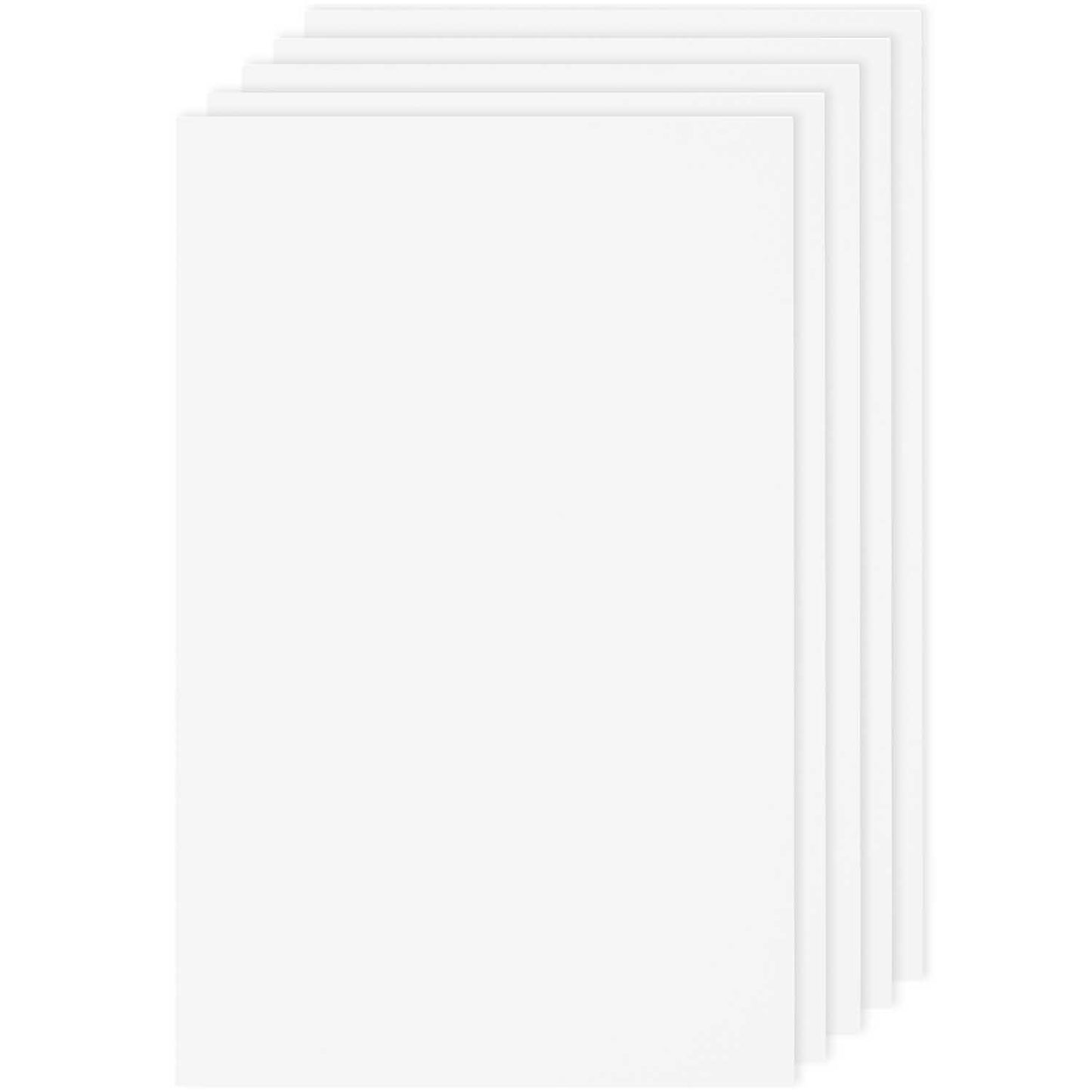 Kartonki A4 Rico Design - White, 5kpl