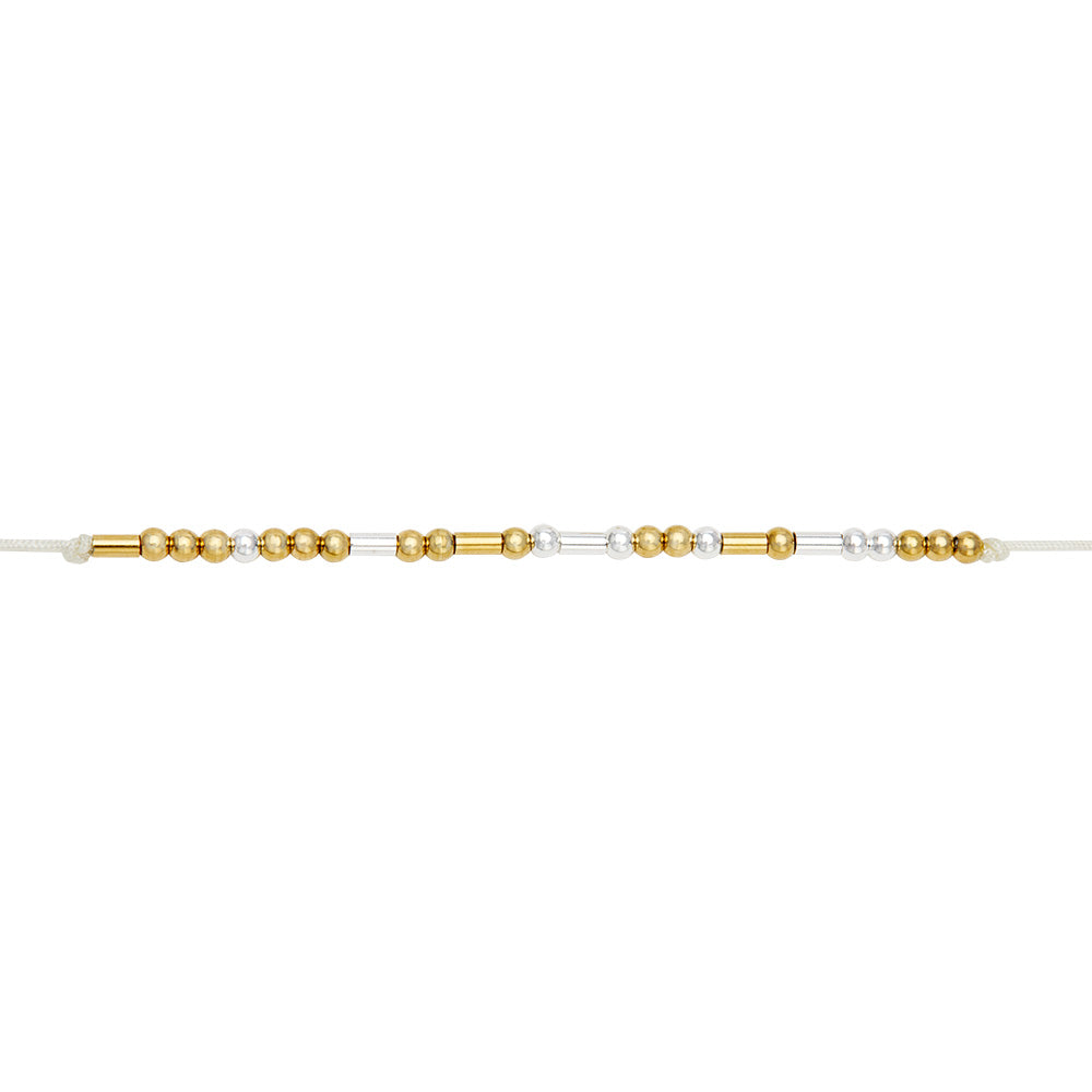 Bracelet HCA Morse Code - Best friends