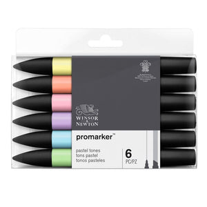WN Promarker Pastel tones 6-lajitelma