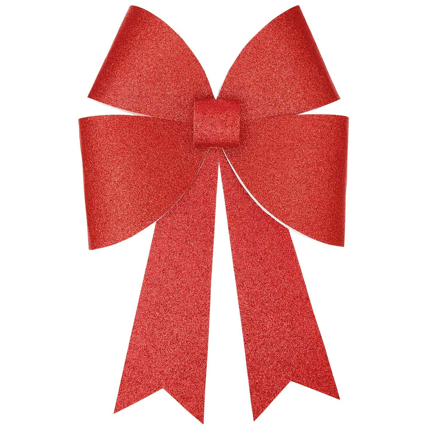 Bow decoration XL Rico Design - glitter red