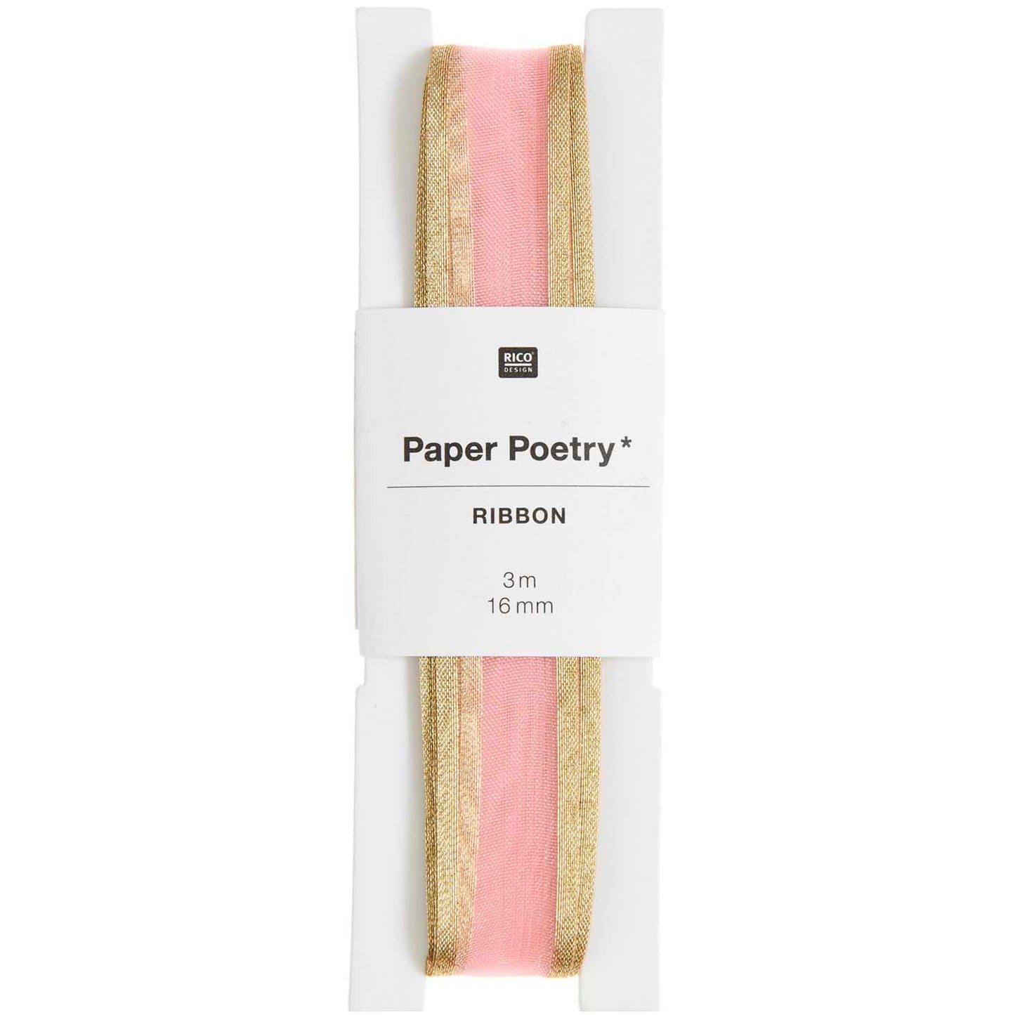 Gift Ribbon Paper Poetry - Organza Pink