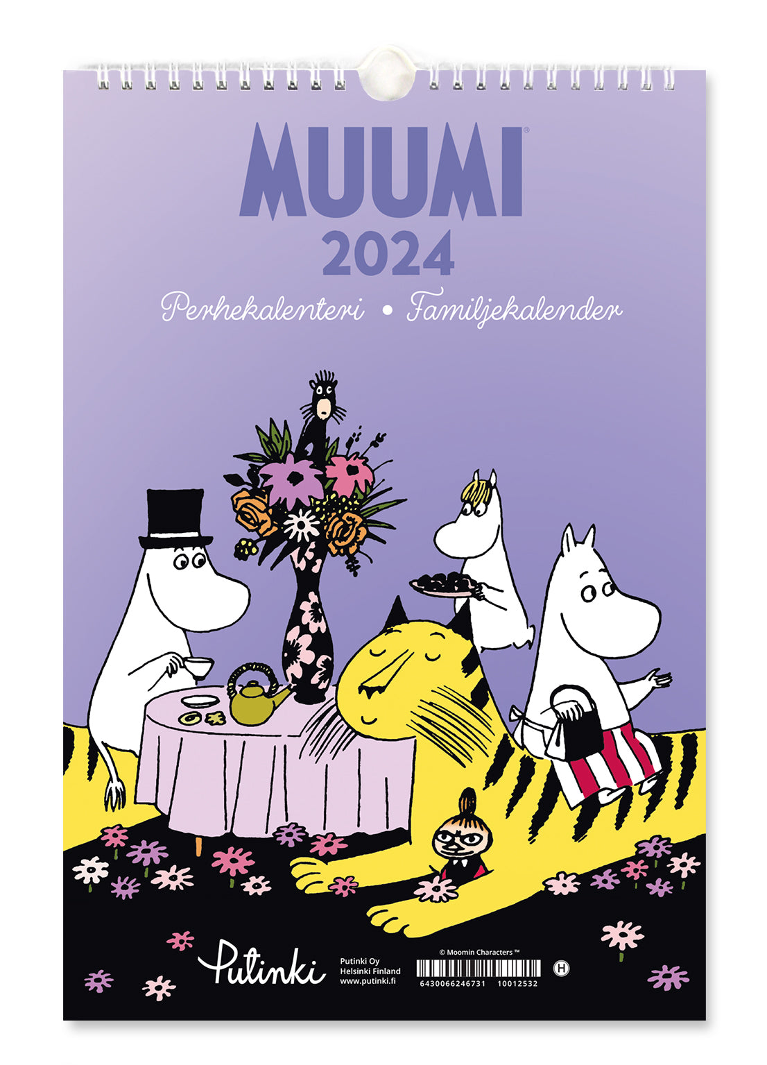 Perhekalenteri - Muumi 2024