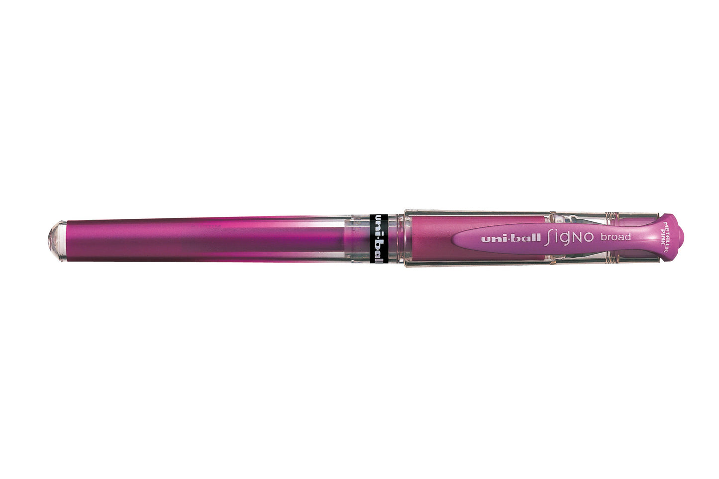 Geelikynä UNI Signo Broad UM-153 - Metallipinkki 56