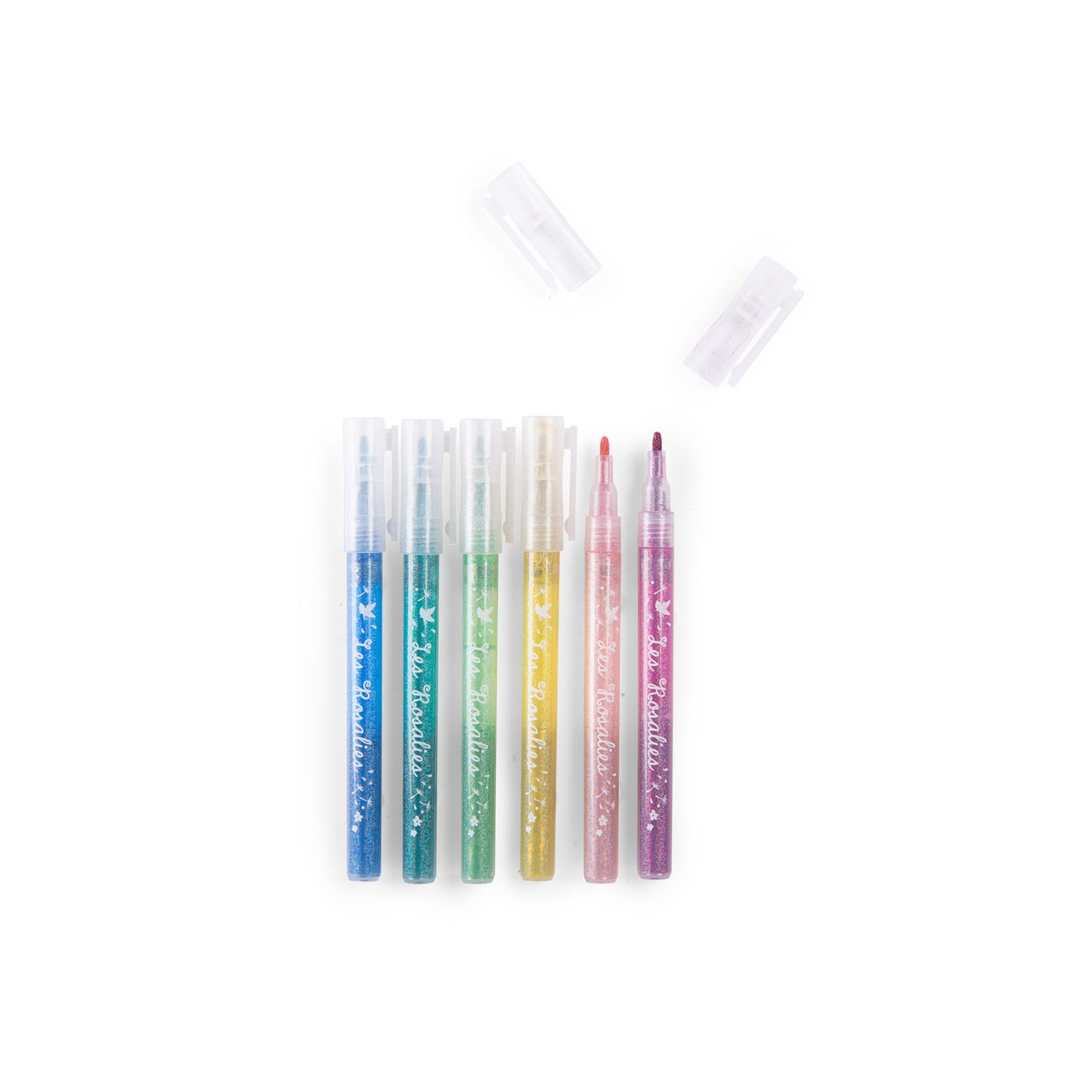 Glitter markers 6 pcs Moulin Roty - Rosalies