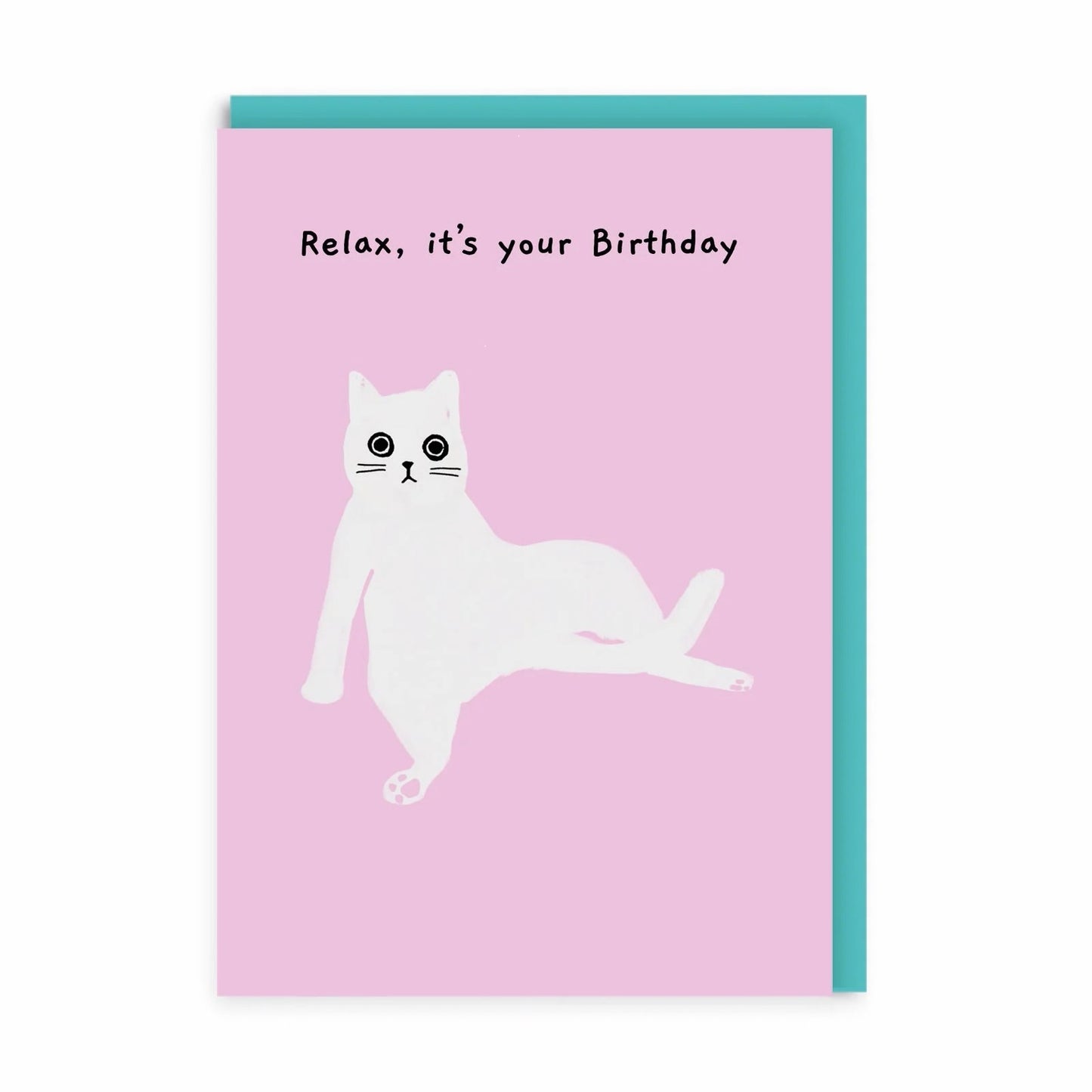 2-part card Ohh deer - Relax cat