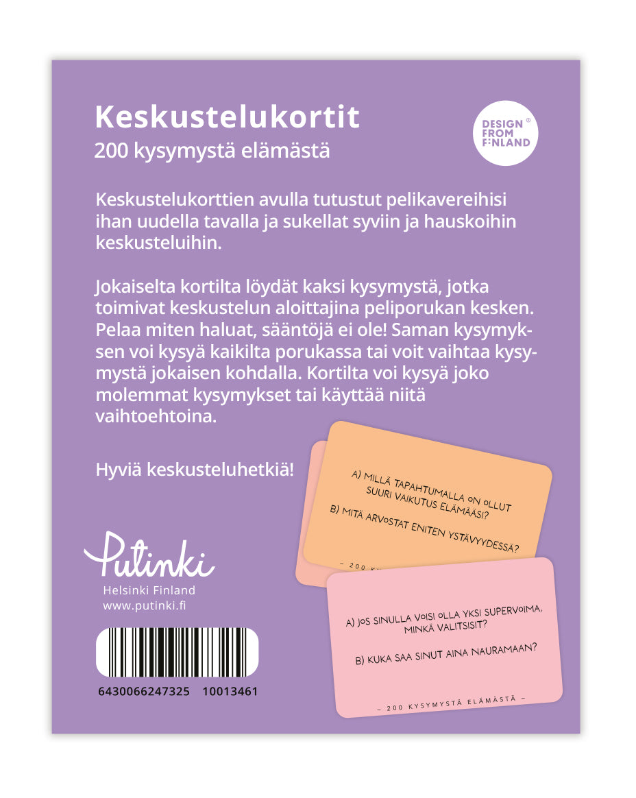 Discussion cards Putinki - 200 questions about life