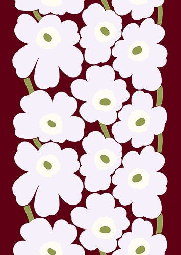 Postikortti Marimekko - Unikko ruosteenpunainen