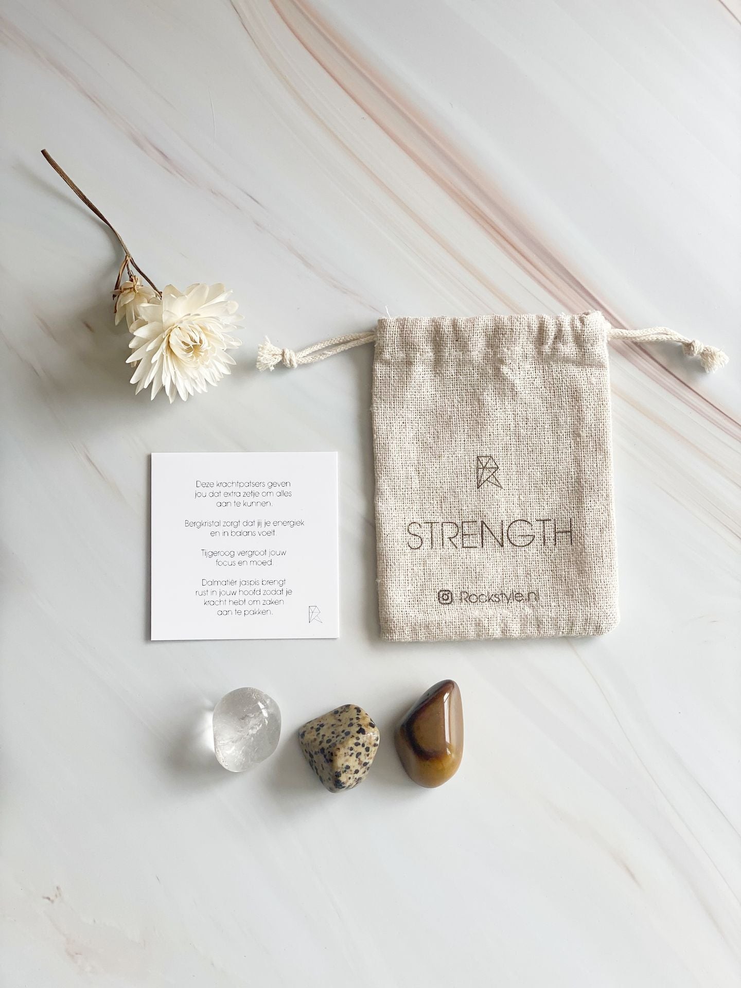 Power stones in a gift bag Rockstyle - Strength