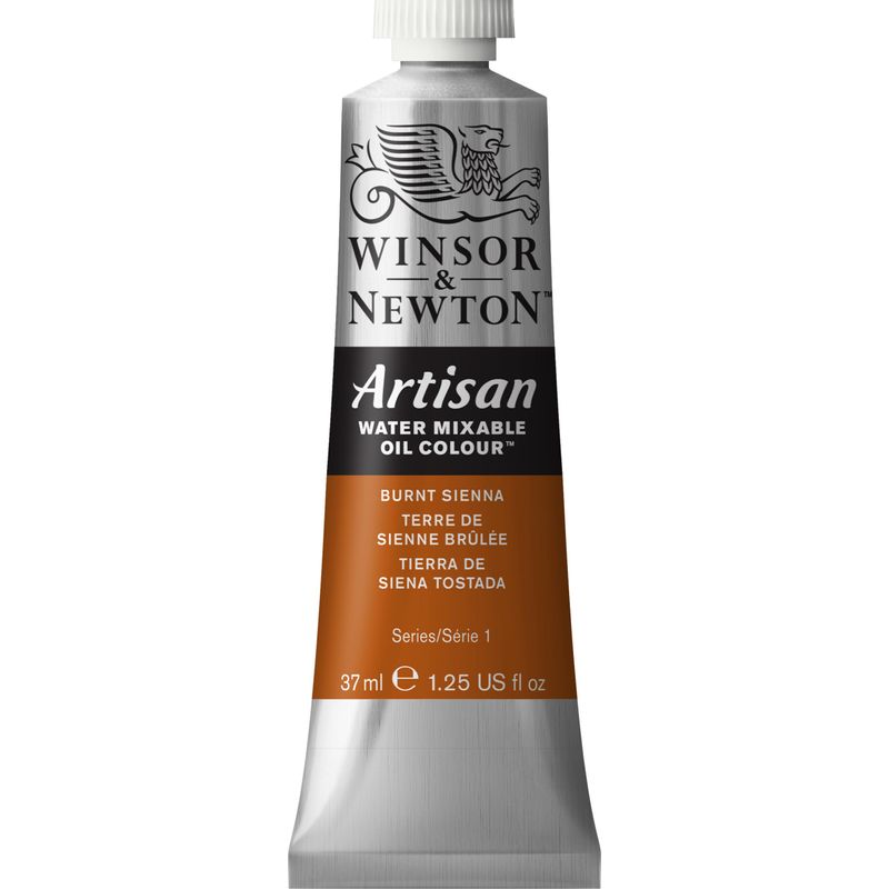 WN Artisan 37ml 074 Burnt sienna (1) x, vesiliukoinen öljyväri FIAR10