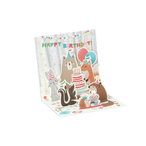 3D card Ohh Deer Petite Pop-up - Woodland