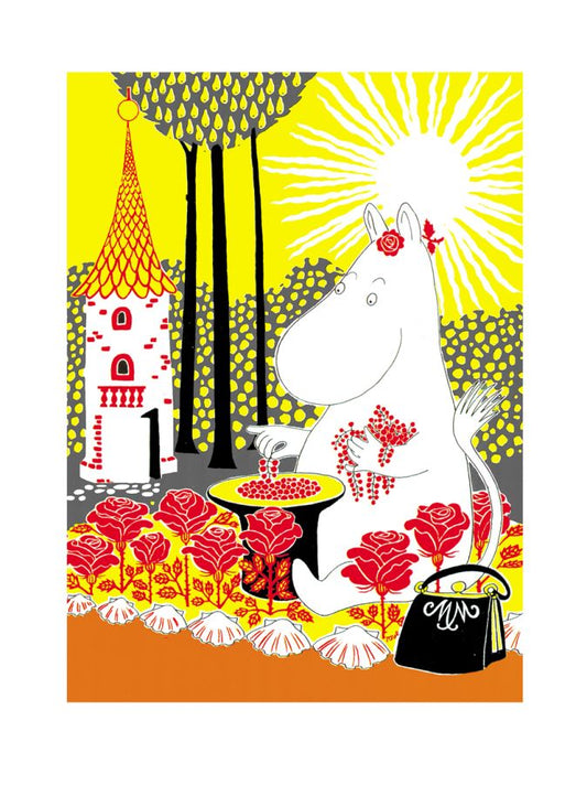 Poster Moomin 24x30 - Moominmamma and berries
