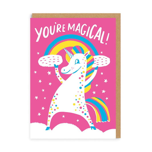 2-part card Ohh Deer - Unicorn