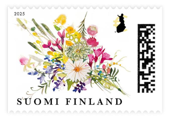 Kotimaan ikimerkki 5 kpl - Niityn Kukkaset