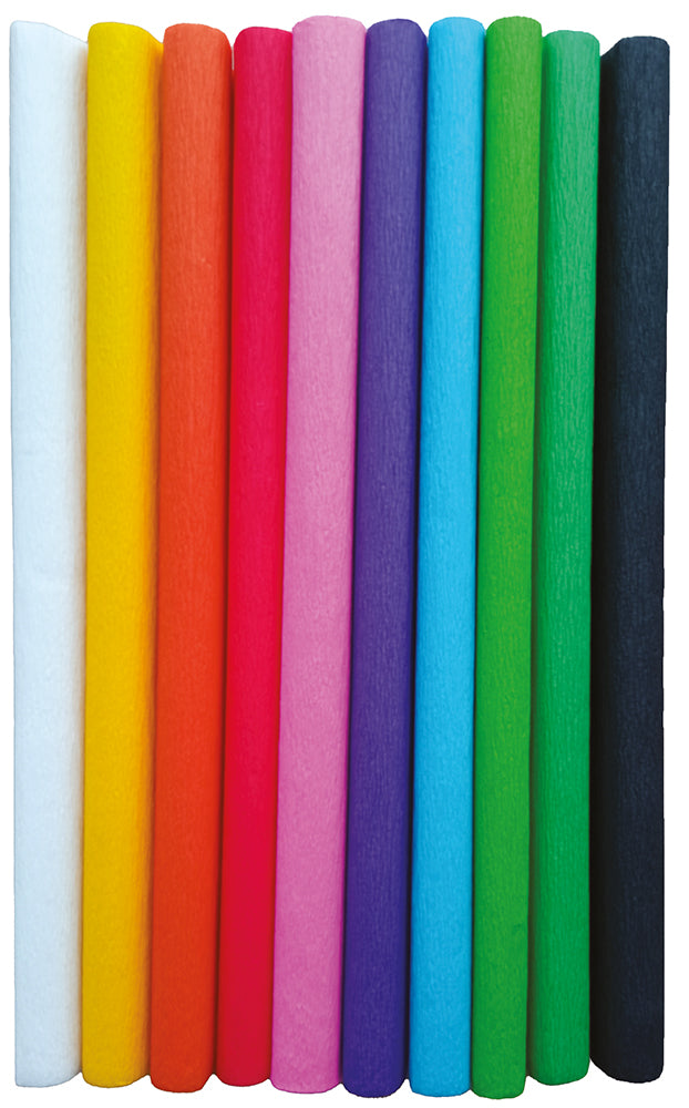 Crepe paper Interdruk - Mini Rolls Classic color assortment