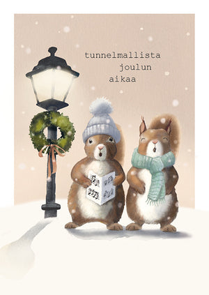 Christmas card Henna Adel - Squirrel choir