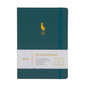 Dot grid notebook A5 Yop & Tom - Tarot Hand, Deep Ocean