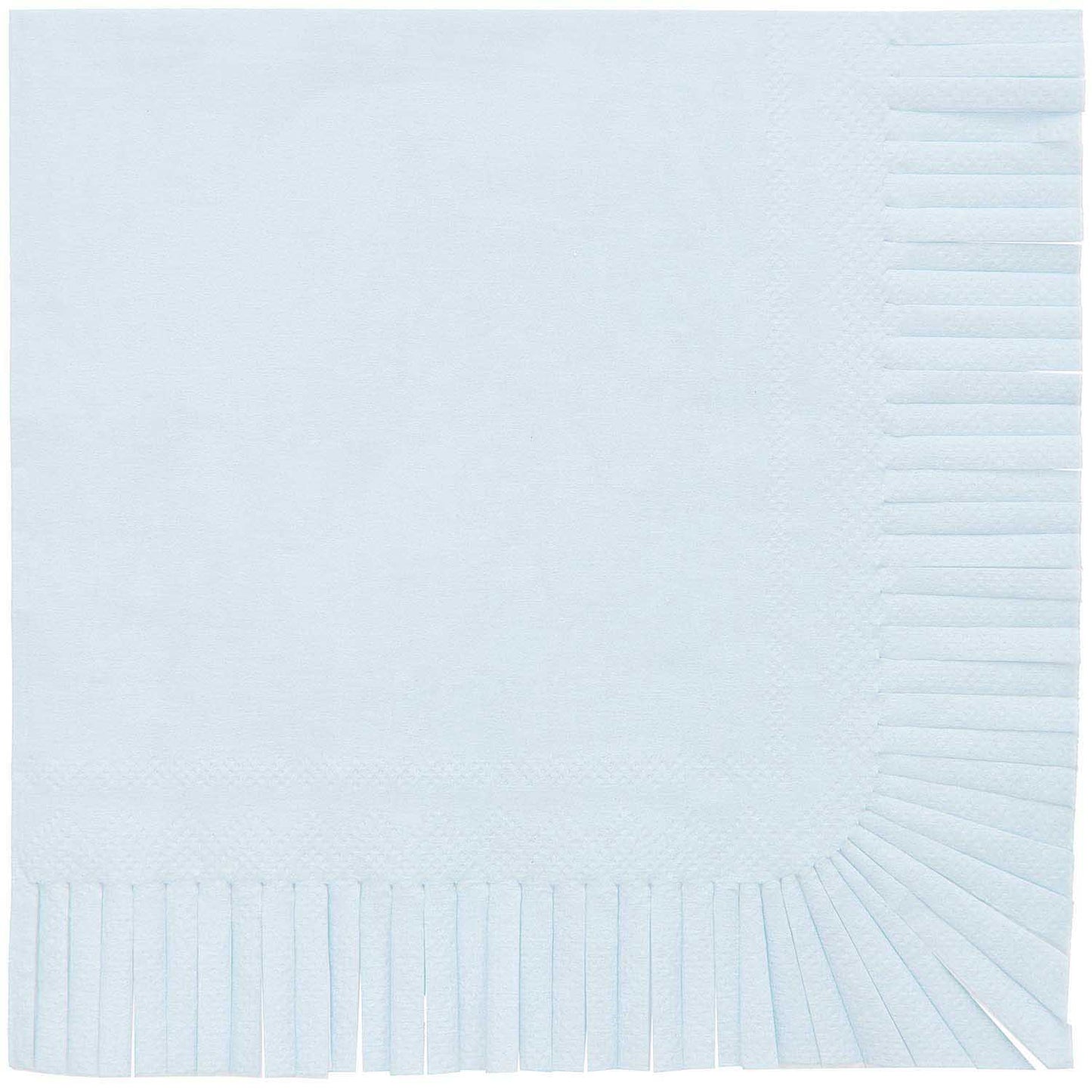 Lautasliina Rico Design - Blue fringes