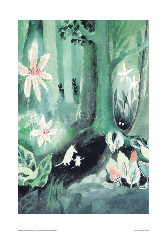 Poster Moomin 50x70 - The Great Flood
