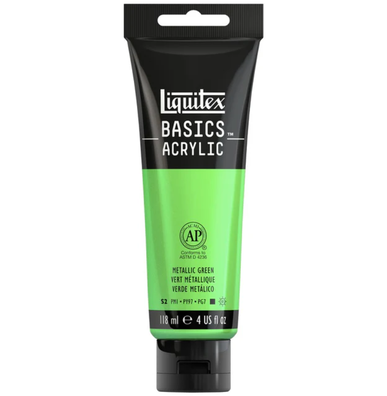 Liquitex Basics 118ml akryyliväri - Metallic Green