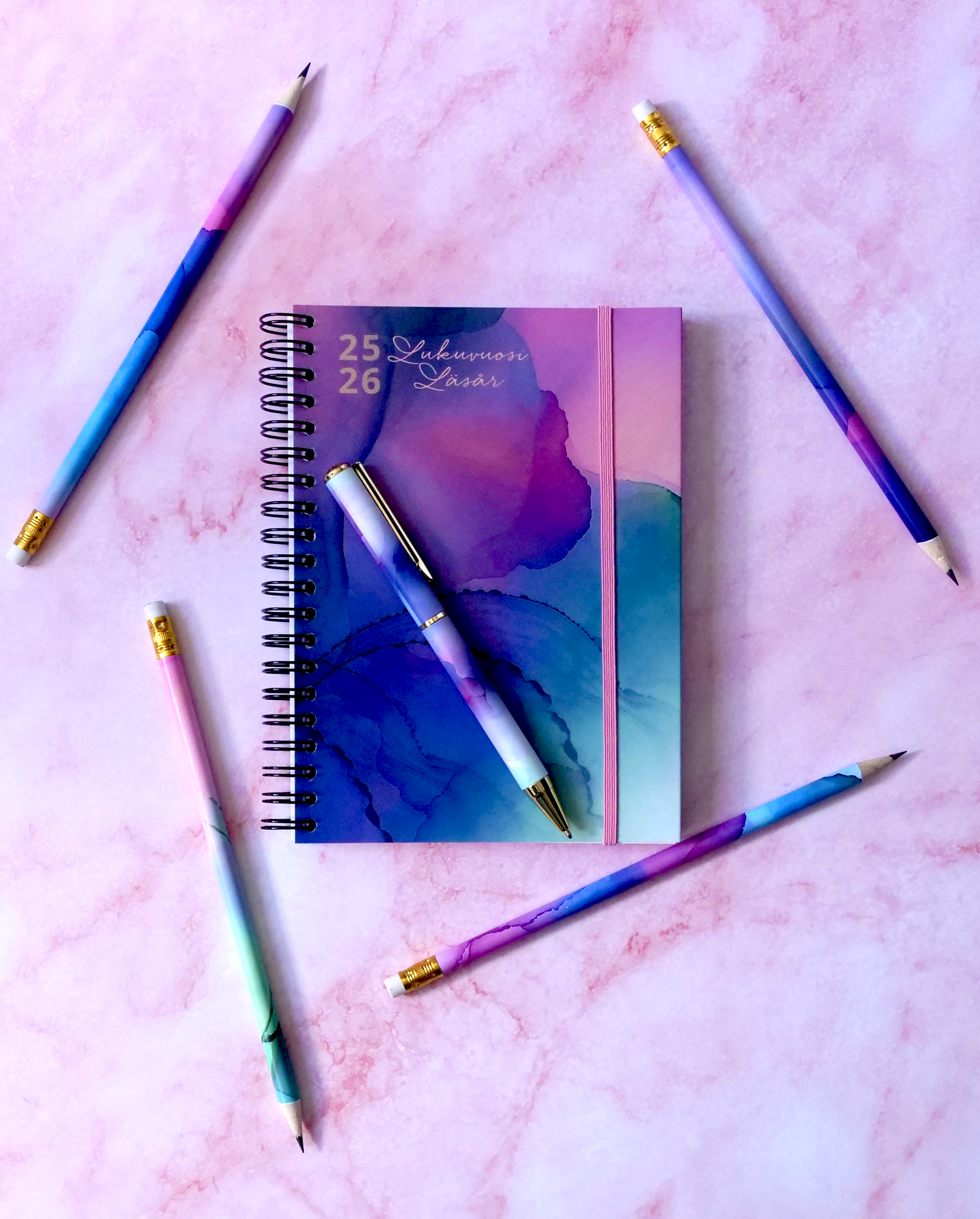 Lukuvuosikalenteri Läike Putinki Design 2025-2026