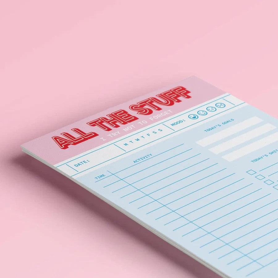 Notepad A5 Studio Inktvis - All the stuff I try not to forget