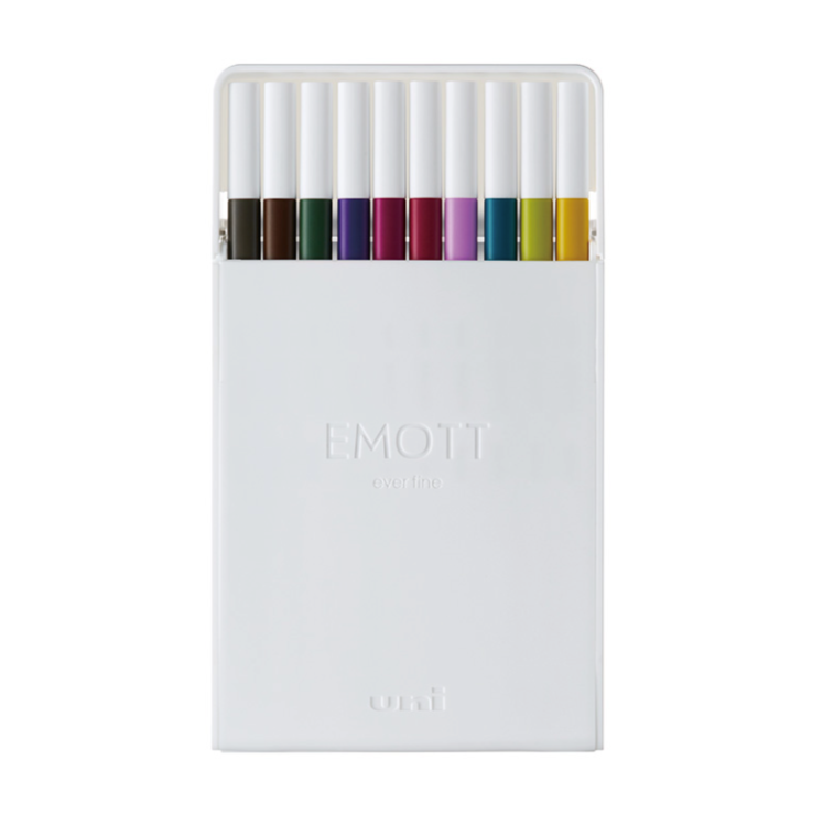 Fineliner 10 pcs Uni Emott - Broken Shades No. 3