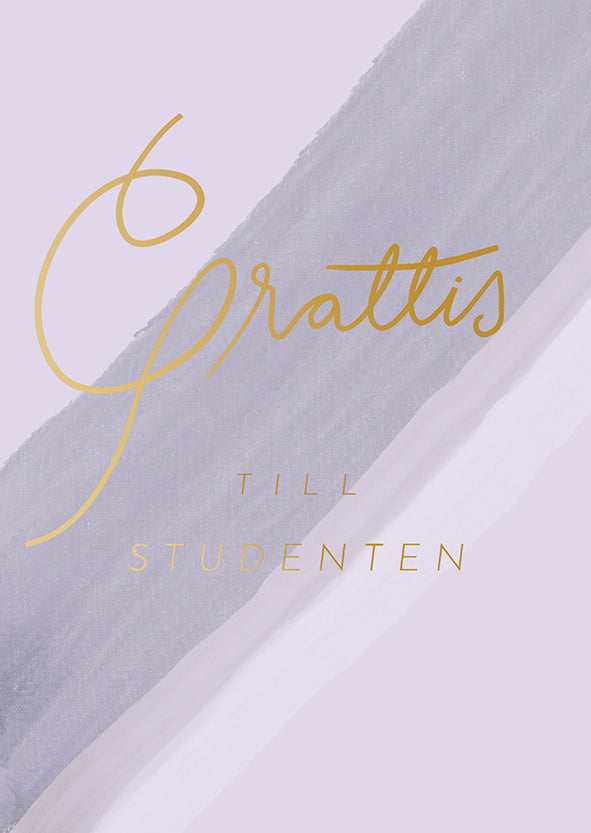 2-part card Putinki Letters - Grattis till studenten