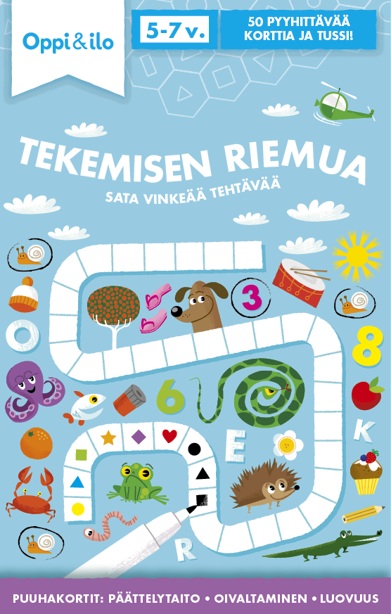 Tekemisen riemua -puuhakortit 5-7 v
