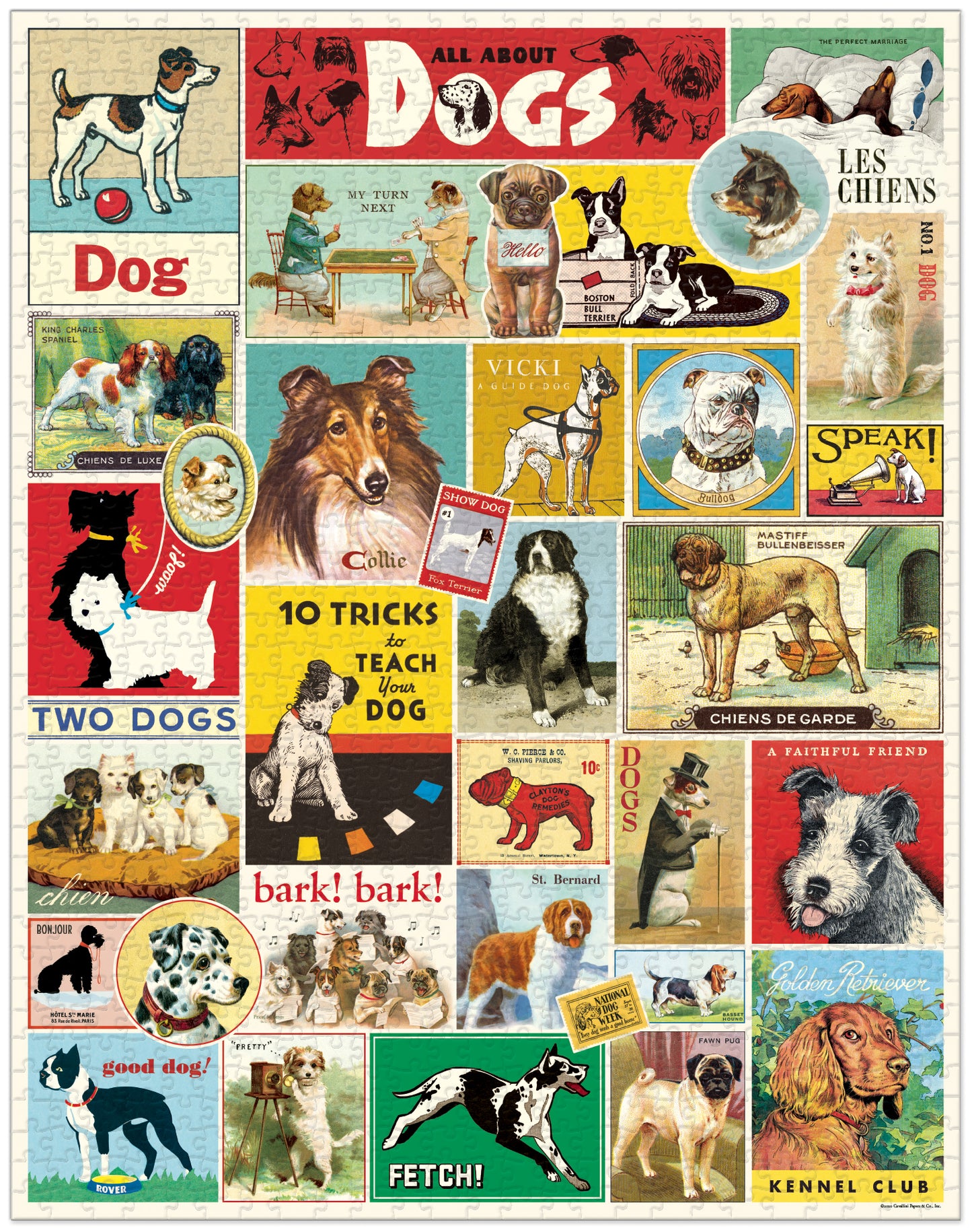 Palapeli Cavallini - Dogs