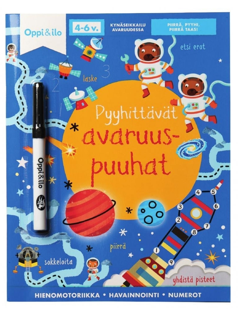 Avaruuspuuhat -puuhakirja 5-7 v