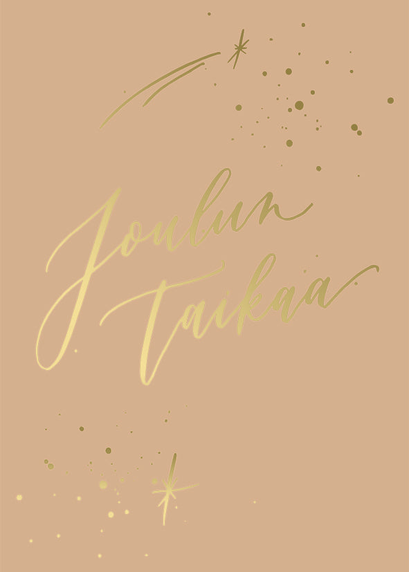Joulukortti Kalligrafiastudio - Joulun taikaa