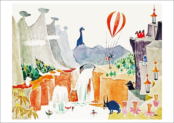 Postcard Moomin - The Exploits of Moominpappa