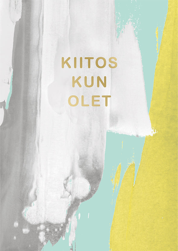 Postikortti Putinki Design - Kiitos kun olet