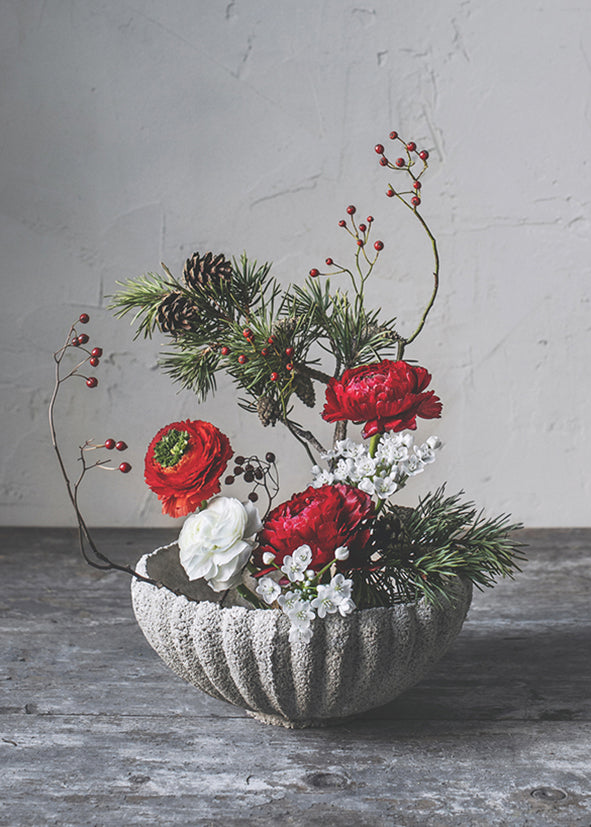 2-osainen kortti Kreetta Järvenpää - Cristmas Colors