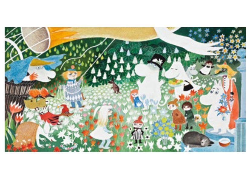 2-part card Moomin - Party