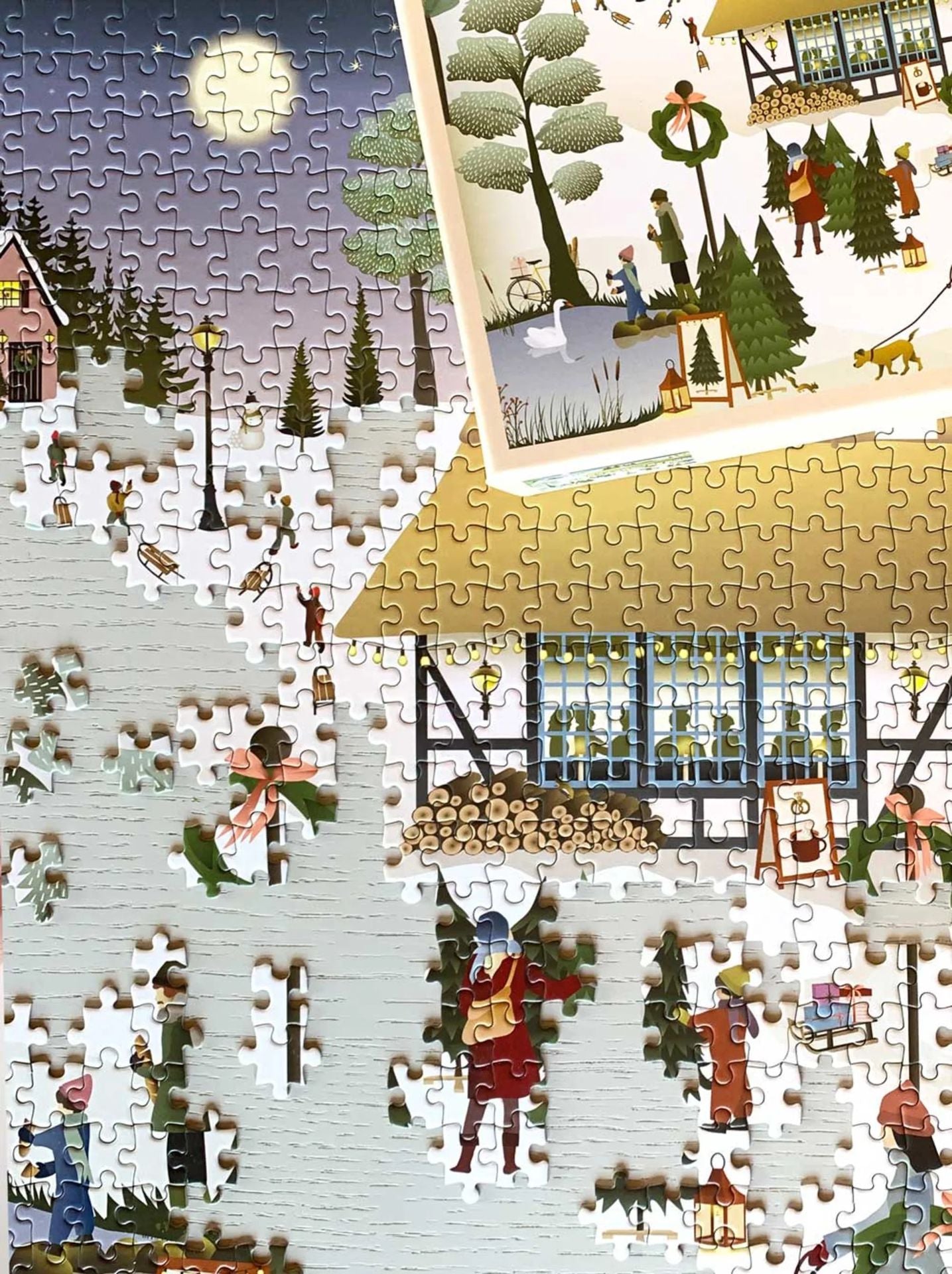 Vissevasse palapeli - Christmas tree farm 1000