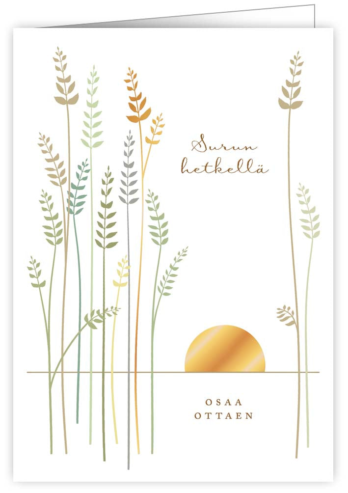 Mourning card Quire - Taking care in the moment of grief