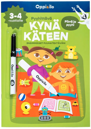 Kynä käteen -puuhakirja 3-4 v
