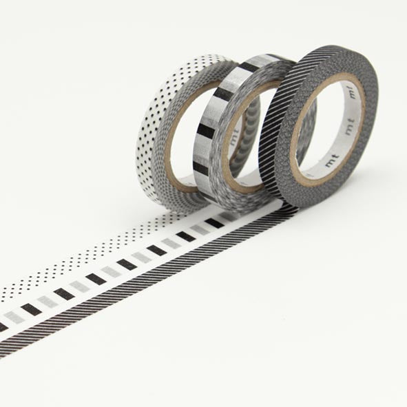 MT masking tape - 3 rolls/set deco set F