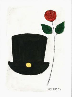 2-osainen kortti Sari's Artwork - Tohtorinhattu