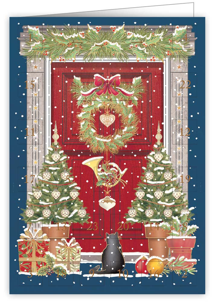 Adventtikalenterikortti Quire - Jouluovi