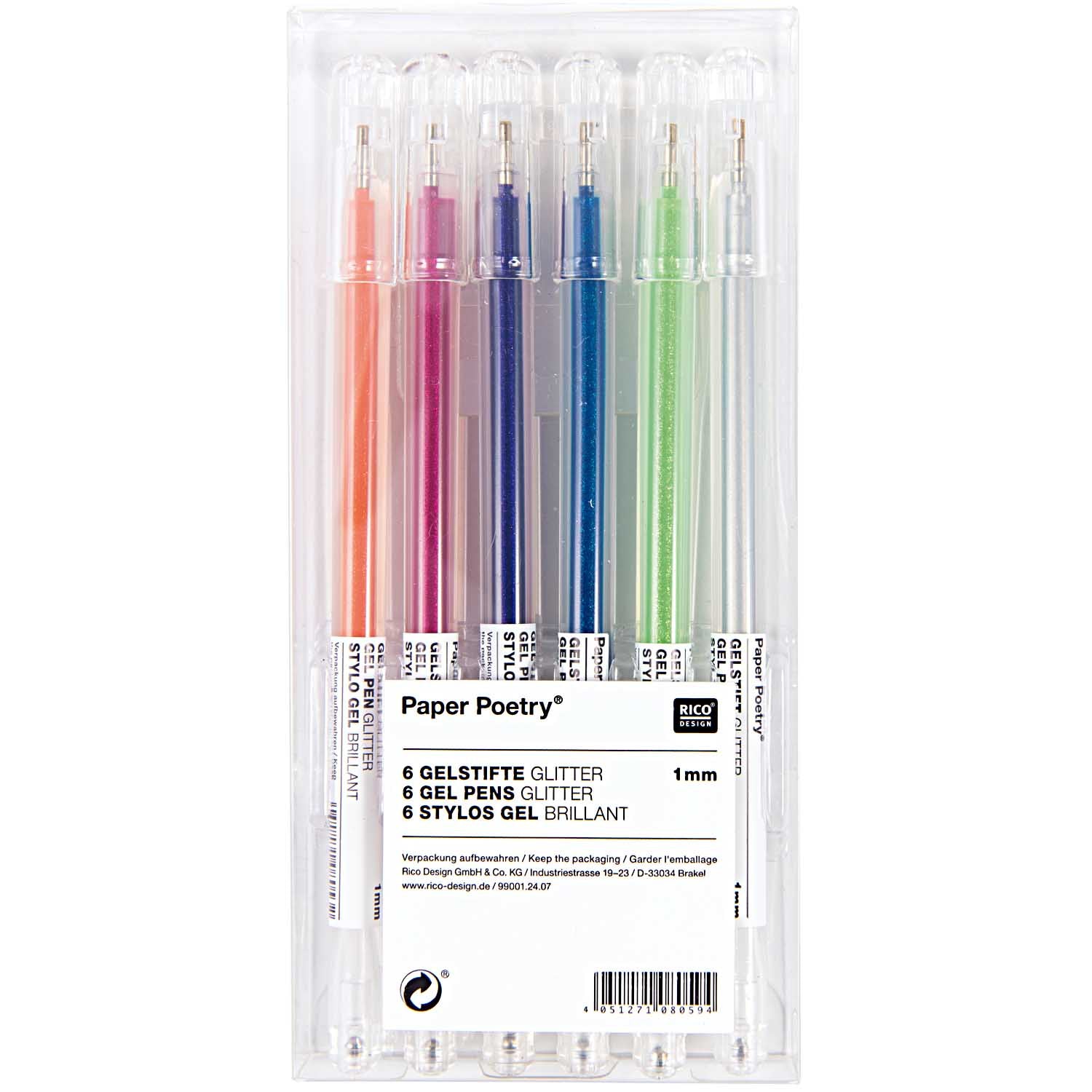 Radiant Writers Glitter Gel Pens by OOLY