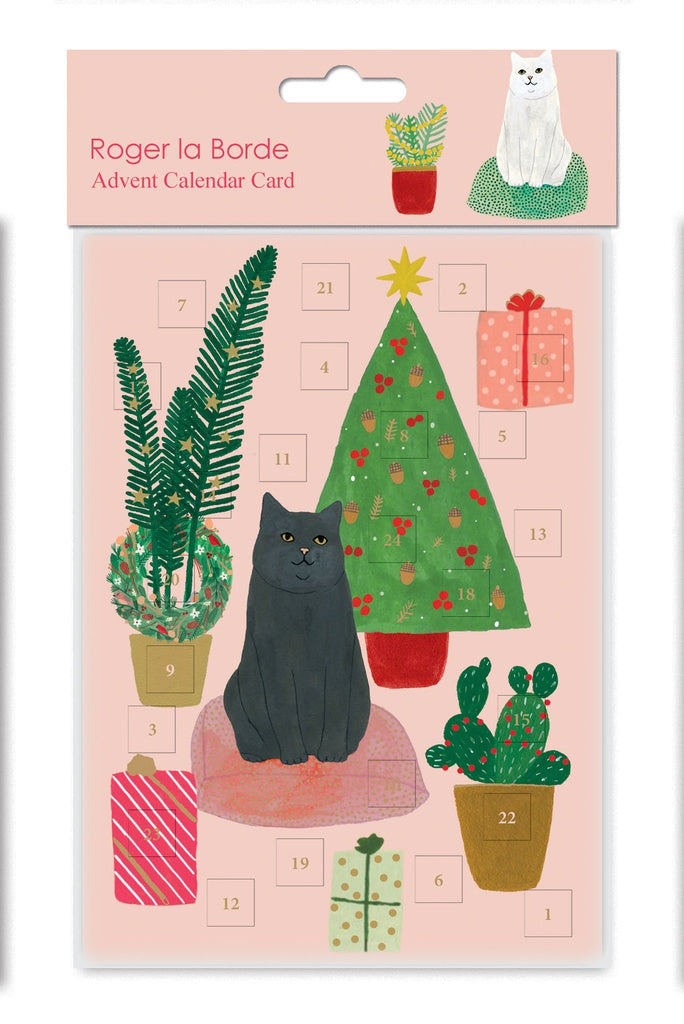 Adventtikalenterikortti Roger la Borde - Chou chou chat