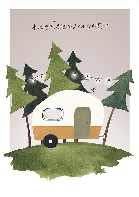 Postcard Henna Adel - Caravanari, summer greetings