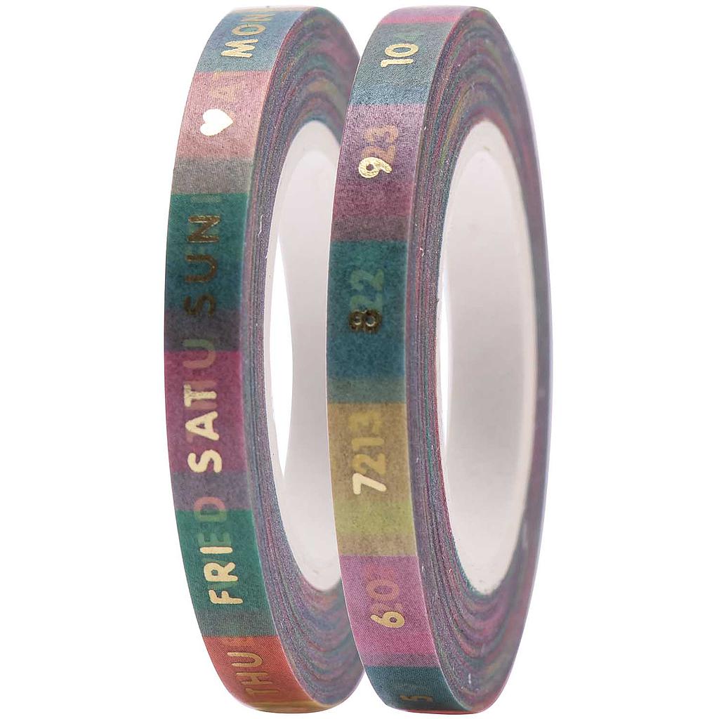 Teipit Paper Poetry - Date, pastelli, 2kpl