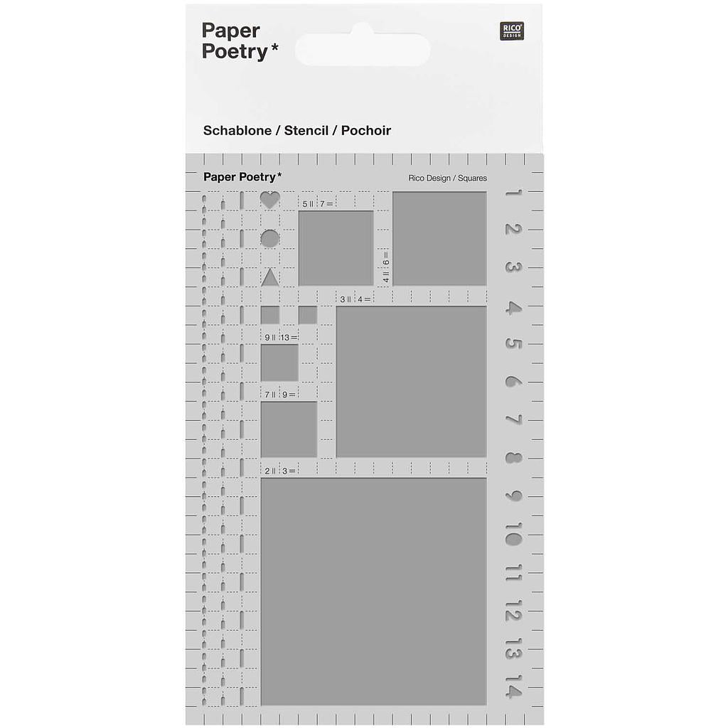 Sabluuna Paper Poetry - Squares