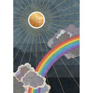 2-part card Scenic - Rainbow