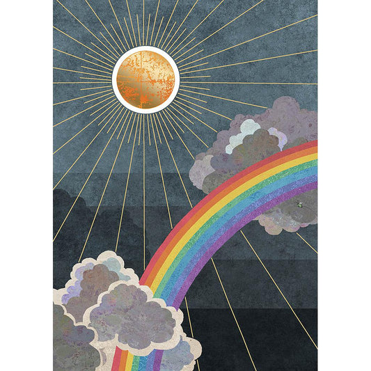 2-part card Scenic - Rainbow