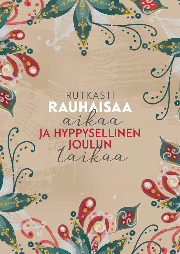 Joulukortti Hidasta Elämää - Joulun taikaa