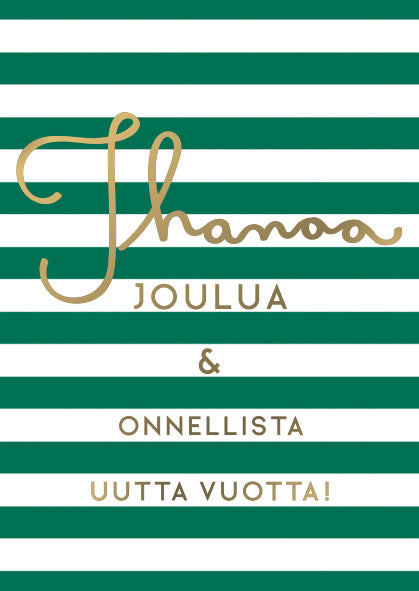 Joulukortti Putinki Letters - Ihanaa joulua